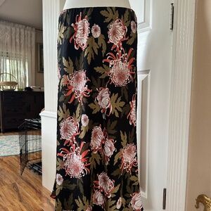 EUC Adrianna Papell Bias Cut Midi Skirt Sz M